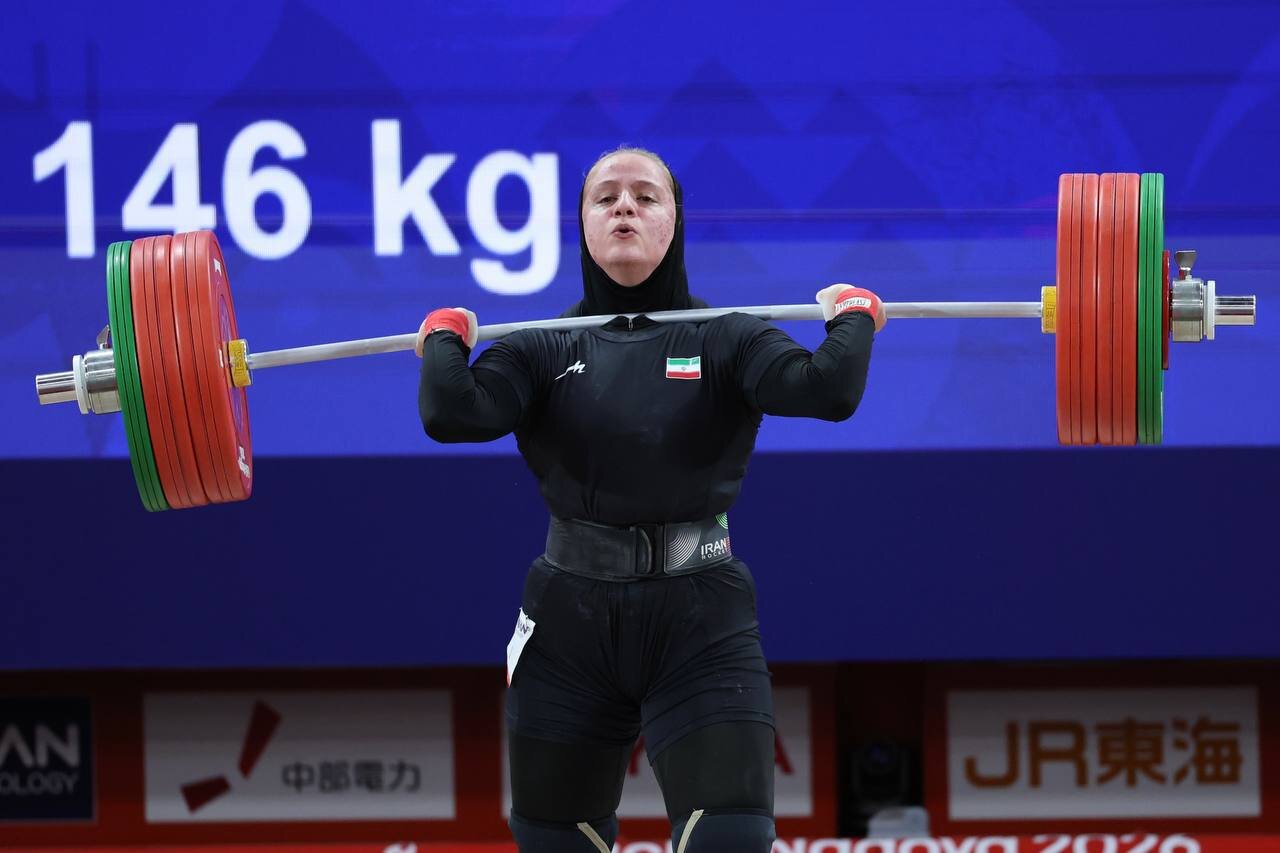 Iran female weightlifter Beheshti takes bronze in 2026 Asian Games