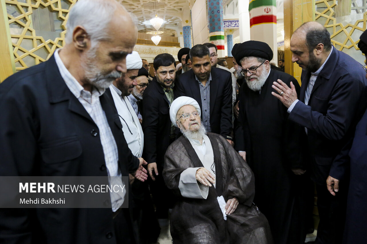 بزرگداشت هفتمین روز ارتحال آیت‌الله‌ شبیری زنجانی در قم