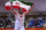 مصارع ايراني يحصد ذهبية المصارعة الرومانية في دورة الألعاب الآسيوية 2026