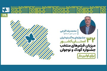 ۳۲ استان کشور برای اولین‌بار میزبان فیلم‌های منتخب جشنواره‌ کودک شدند