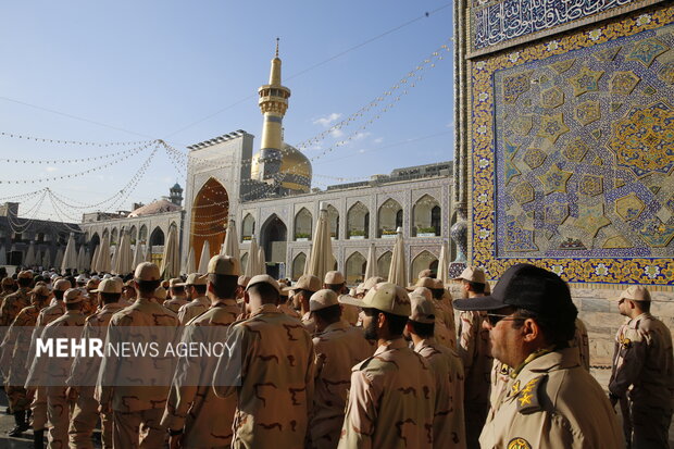 بزرگداشت مقام «سرباز» در حرم مطهر امام رضا(ع)