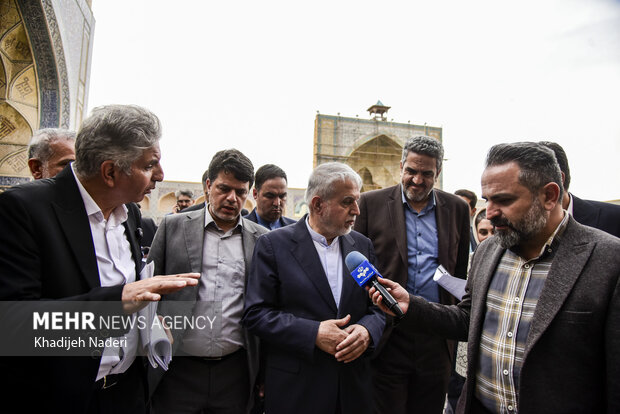سفر وزیر میراث فرهنگی به اصفهان