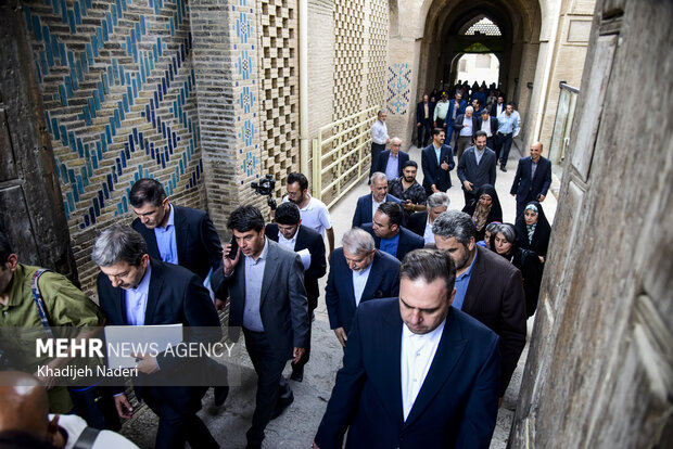 سفر وزیر میراث فرهنگی به اصفهان