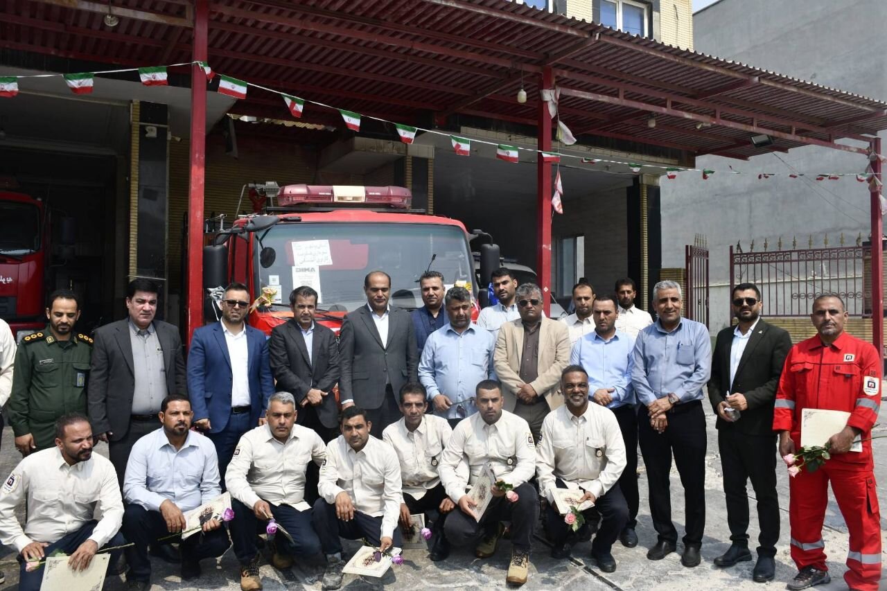 ناوگان آتش‌نشانی عسلویه تقویت شد