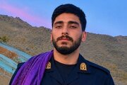 أول صورة للشهيد في الحادث الإرهابي في راسك؛ الرقيب أول "علي رضا سنجولي"