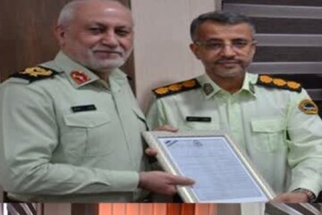 تکریم و معارفه معاون وظیفه عمومی فرماندهی انتظامی استان بوشهر