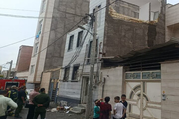یک مصدوم بر اثر انفجار گاز در یک واحد مسکونی در میانه