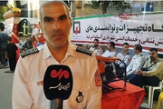 شهروندان آستانه‌ اشرفیه با تجهیزات آتش‌ نشانی آشنا شدند