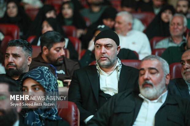 مراسم بزرگداشت دومین سالگرد فرماندهان شهید <a href='https://sayeb.ir/tag/%d8%ac%d8%a8%d9%87%d9%87-%d9%85%d9%82%d8%a7%d9%88%d9%85%d8%aa'></div>جبهه مقاومت</a>