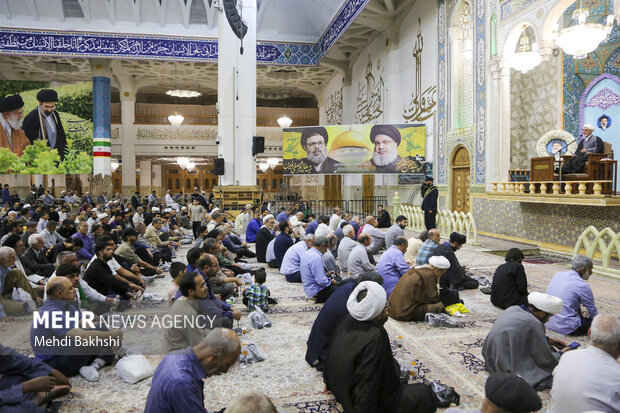 مراسم دومین سالگرد <a href='https://sayeb.ir/tag/%d8%b4%d9%87%d8%a7%d8%af%d8%aa-%d8%b3%db%8c%d8%af-%d8%ad%d8%b3%d9%86-%d9%86%d8%b5%d8%b1%d8%a7%d9%84%d9%84%d9%87'></div>شهادت سید حسن نصرالله</a> در <a href='https://sayeb.ir/tag/%d9%82%d9%85'>قم</a>