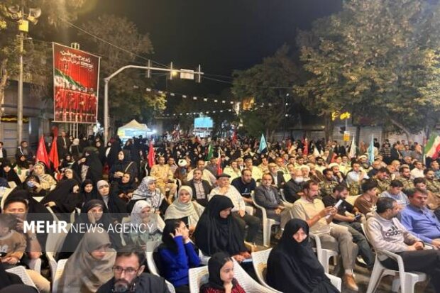 یادواره ۴۴ شهید در اسارت خراسان شمالی در تجمع مردمی بجنورد