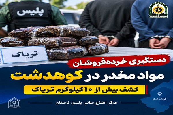 تحلیل خبر: دستگیری ۳ خرده‌فروش مواد مخدر در کوهدشت | مهر - کد 1836