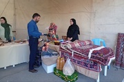 نمایشگاه صنایع‌دستی درگزین همزمان با هفته گردشگری برپا شد