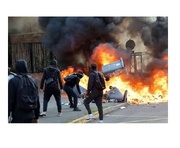 VIDEO: French riot police shoot teenage with grenade in face