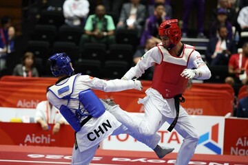 Iran’s Salimi wins gold in 2026 Asian Games taekwondo