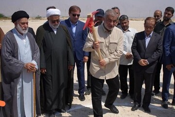 عملیات اجرایی پروژه آموزشی شهدای میناب در «دیر» آغاز شد