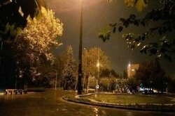 نخستین بارش پاییزی در اسفراین آغاز شد
