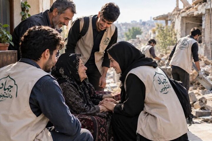 میدانداری جهادگران دانشجو؛ تخصص و ایمان پیشران خدمترسانی در مرکزی