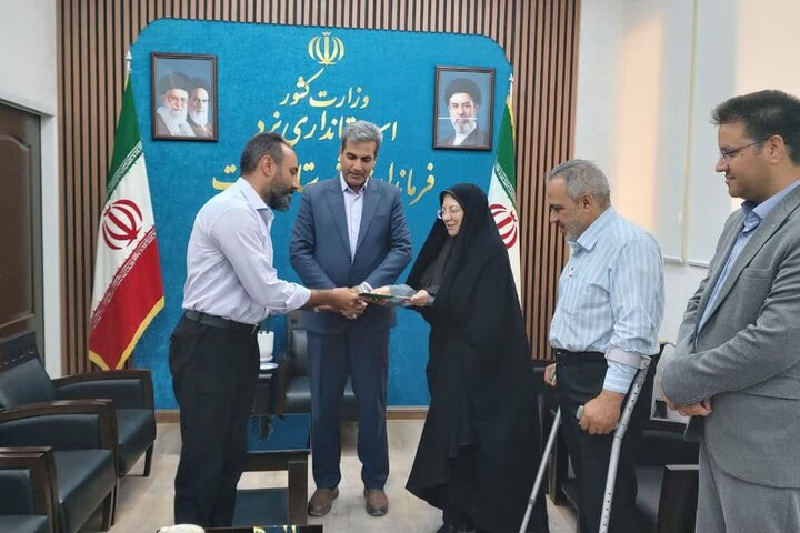 تقدیر از نخستین اهداکننده سلول‌های بنیادی در یزد