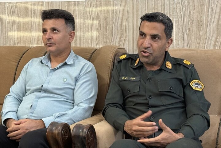 فرمانده انتظامی خارگ: تأمین امنیت مردم مهم‌ترین اولویت پلیس است