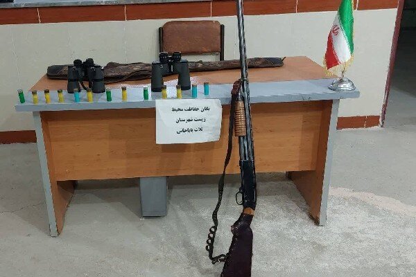گروه متخلف شکار در ثلاث باباجانی توقیف شد