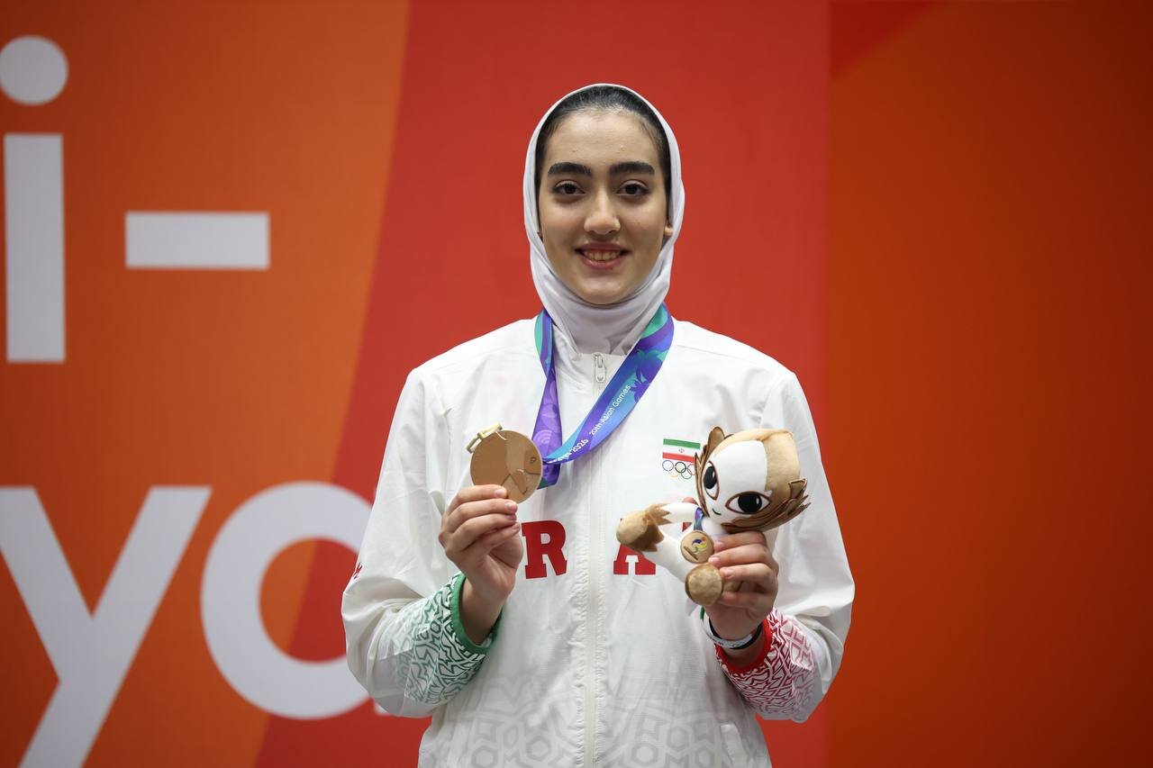 Woman taekwondo athlete Ahmadi claims bronze: 2026 Nagoya