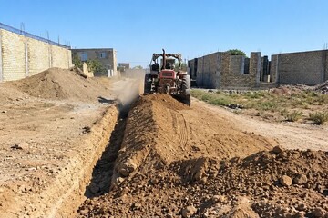 اصلاح و توسعه ۴۲۰۰ متر از شبکه آبرسانی بهاباد