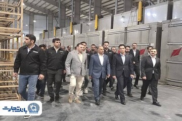 بازدید مدیرعامل بانک تجارت از شرکت «آکو باتری»