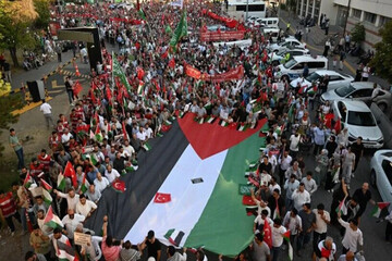 خروش «فلسطین آزاد برای غزه» در آنکارا