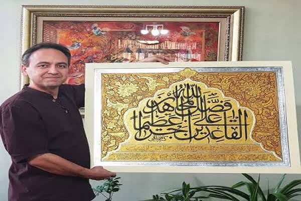 رقص طلا بر سکوت کاغذ؛ استادکاران <a href='https://sayeb.ir/tag/%d8%a7%d8%b5%d9%81%d9%87%d8%a7%d9%86'></div></div>اصفهان</a>ی میراث تذهیب را صیانت می‌کنند