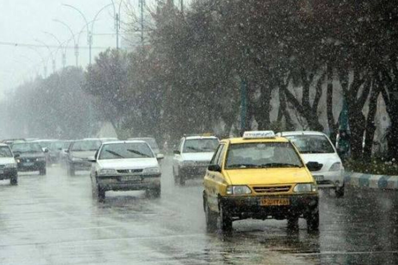 بارش باران و برف در راه اردبیل بارش باران و برف در راه اردبیل