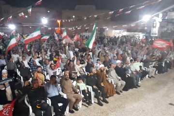 اجتماع حماسی مردم خورموج در شب ۲۱۸