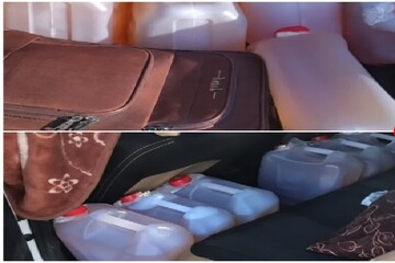  ۲۷۰ لیتر بنزین قاچاق در بیرجند کشف شد