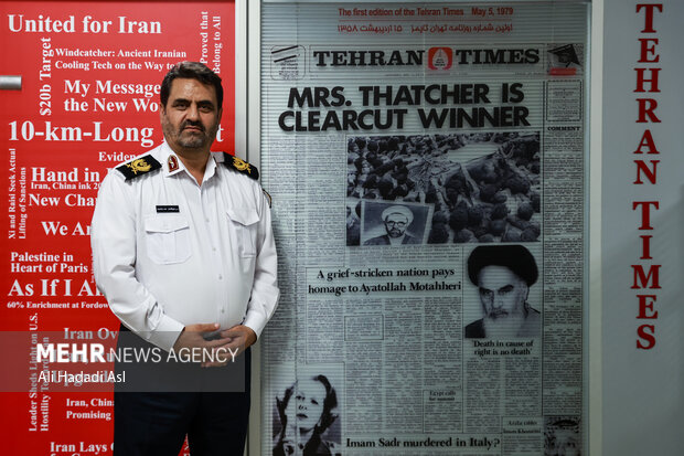 بازدید رئیس پلیس راهور تهران بزرگ از گروه رسانه‌ای مهر