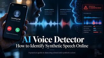 AI Voice Detector: How to Identify Synthetic Speech Online