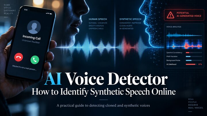 AI Voice Detector: How to Identify Synthetic Speech Online