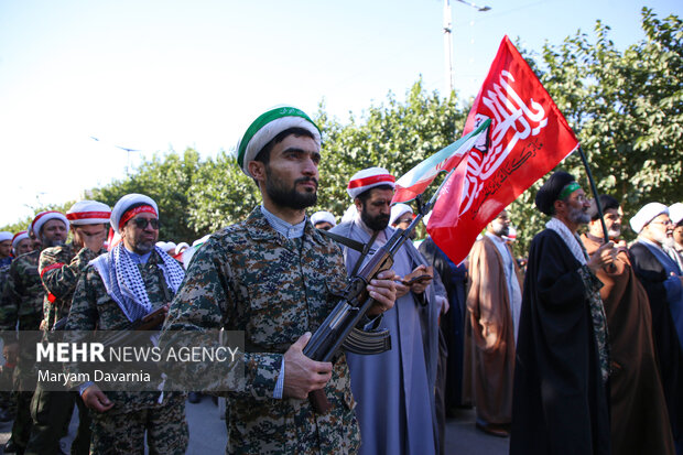 رزمایش «جان‌فدایان» در بجنورد