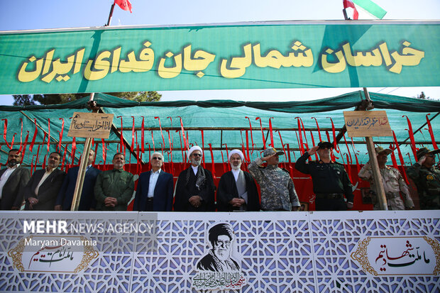 رزمایش «جان‌فدایان» در بجنورد