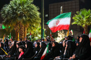 میدان امام خمینی (ره) تفت کانون حضور مردم در شب ایستادگی