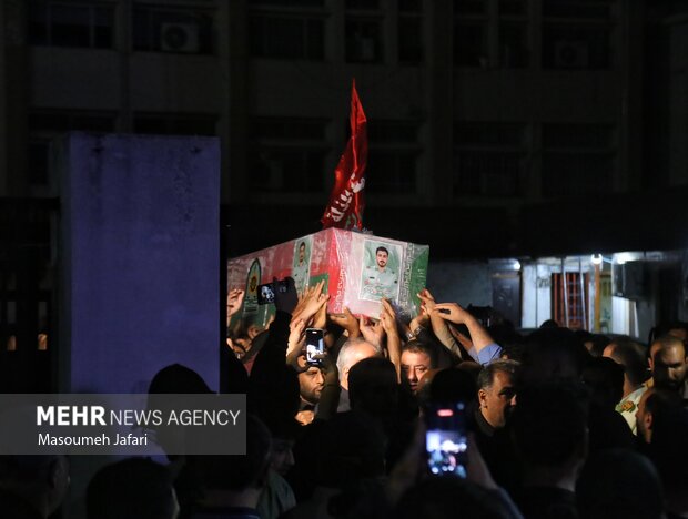 وداع با شهید امیرحسین قاسمی در ساری