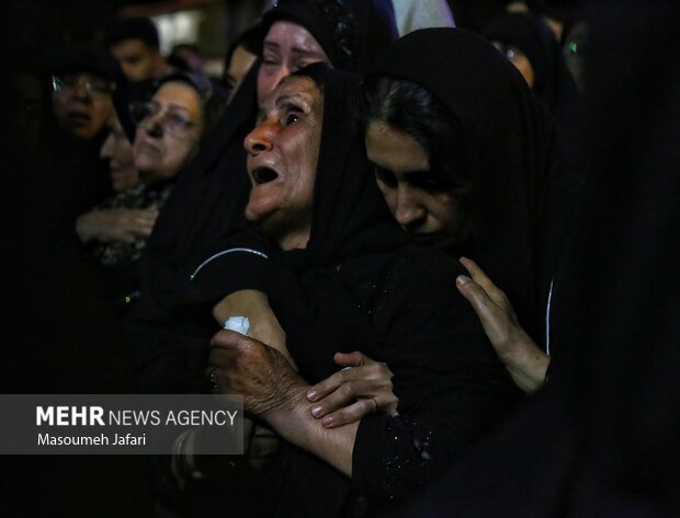 وداع با شهید امیرحسین قاسمی در ساری