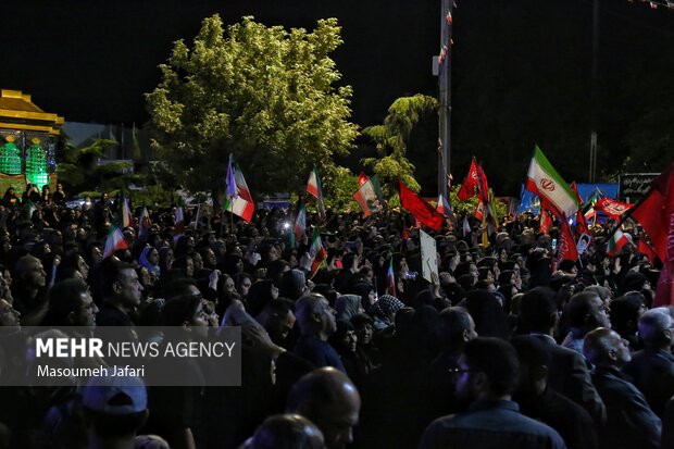 وداع با شهید امیرحسین قاسمی در ساری