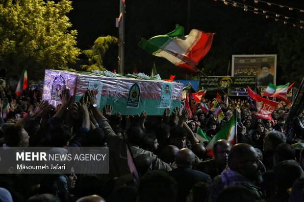 وداع با شهید امیرحسین قاسمی در ساری