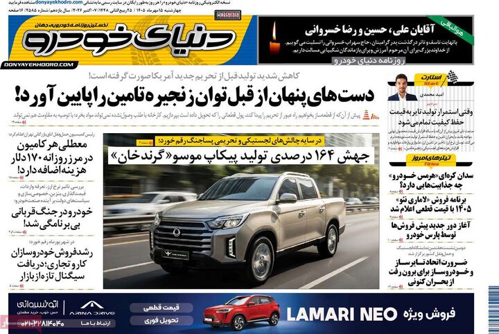 روزنامه‌های اقتصادی 15 مهر