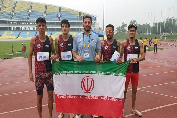 برنز تیم ۴ در ۴۰۰ متر ایران در قهرمانی دوومیدانی ناشنوایان آسیا
