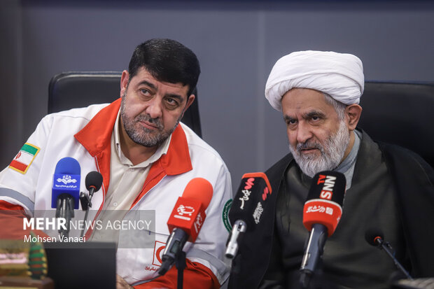 نشست امضای تفاهم‌نامه همکاری سازمان بسیج و هلال احمر