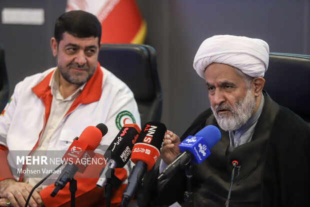 نشست امضای تفاهم‌نامه همکاری سازمان بسیج و هلال احمر