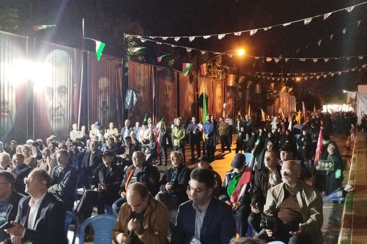 تداوم حضور مرزنشینان آستارایی در دویست و بیستمین اجتماع شبانه