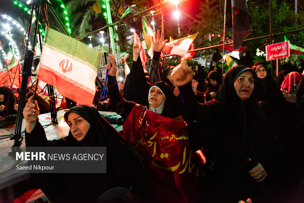 موج ۲۲۰ حماسه در رامیان؛ شبی دیگر برای تجدید عهد مردم