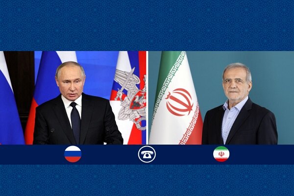 گزارش ویژه: گفتگوی تلفنی پزشکیان و پوتین؛ تأکید بر تداوم همکاری‌های ایران و روسیه | مهر - کد cba3
